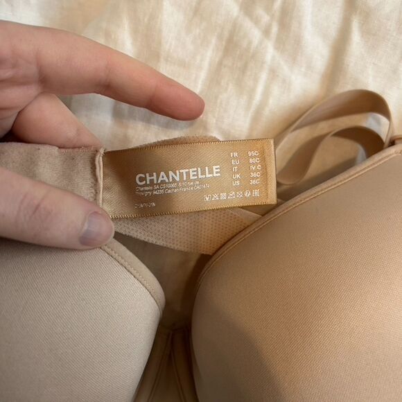 Chantelle 36C Pure Light Invisible T Shirt Bra C10M70-01N - Picture 7 of 12